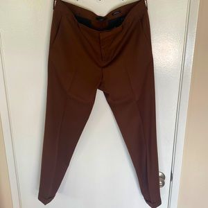EUC• H&M- Men’s Brown ‘skinny’ fit dress / suit pants • 32 waist 28” inseam